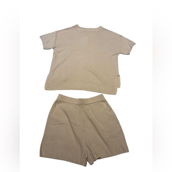 LILLUSORY Women's 2 Piece Lounge Sets Oversized Slouchy Matching Cozy Knit Sets - Picture 4 of 6